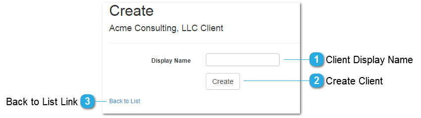 Create Client