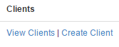 2. View & Create 
Client Links